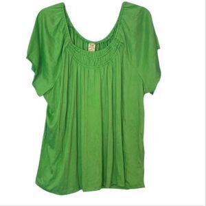Green Faded Glory Blouse